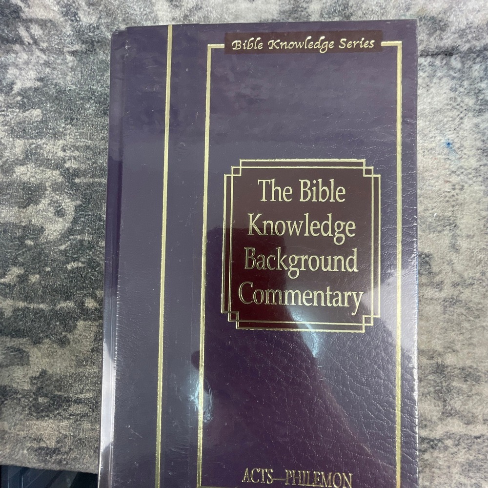 Bible Knowledge Background Commentary Acts-Philemon Hardcover Dr. Craig Evans